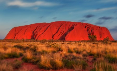 Vue sur le mont Uluru