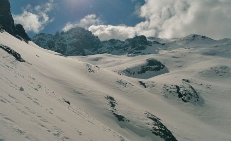 Pentes enneigées en Corse