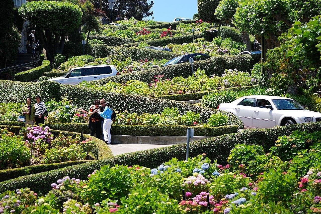 Lombard Street à San Francisco : voici pourquoi c'est LA rue préférée des touristes 6 Lombard street 10 1 - Lombard Street à San Francisco : voici pourquoi c'est LA rue préférée des touristes