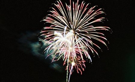 feu d'artifice du nouvel an a rome