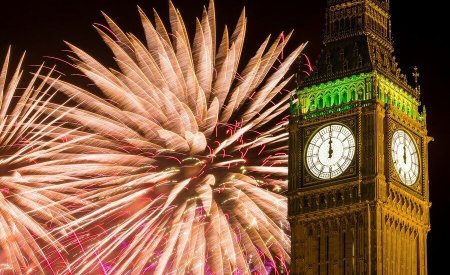 feu d'artifice à big ben