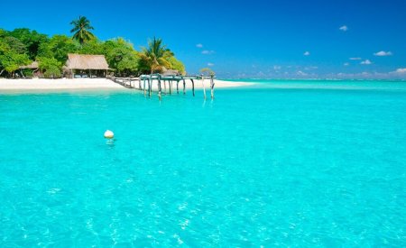 plage eau turquoise cocotier visiter kiribati