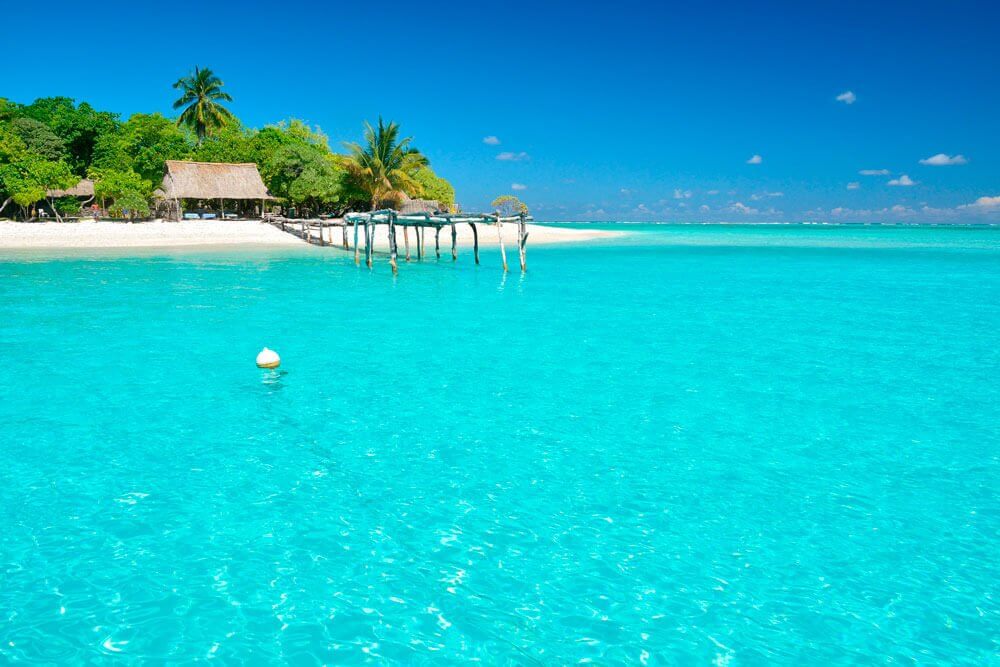 plage eau turquoise cocotier visiter kiribati