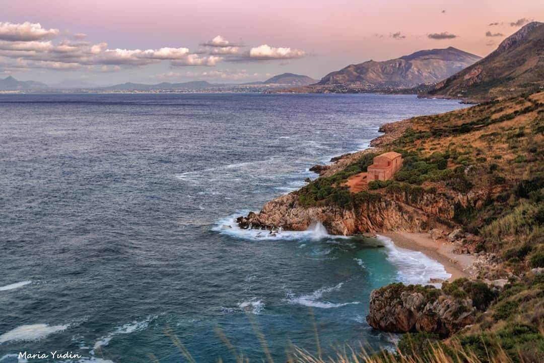 coucher de soleil réserve naturelle du Zingaro
