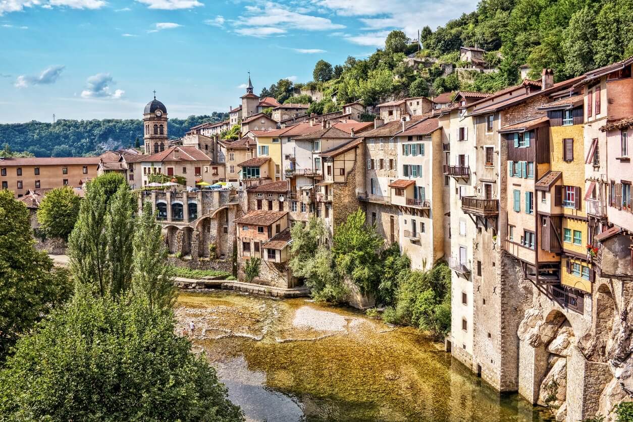 Village de Pont-en-Royans, Isère, France