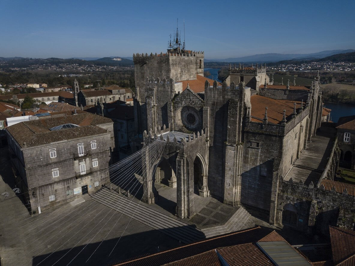 façade de la cathédrale de Tui