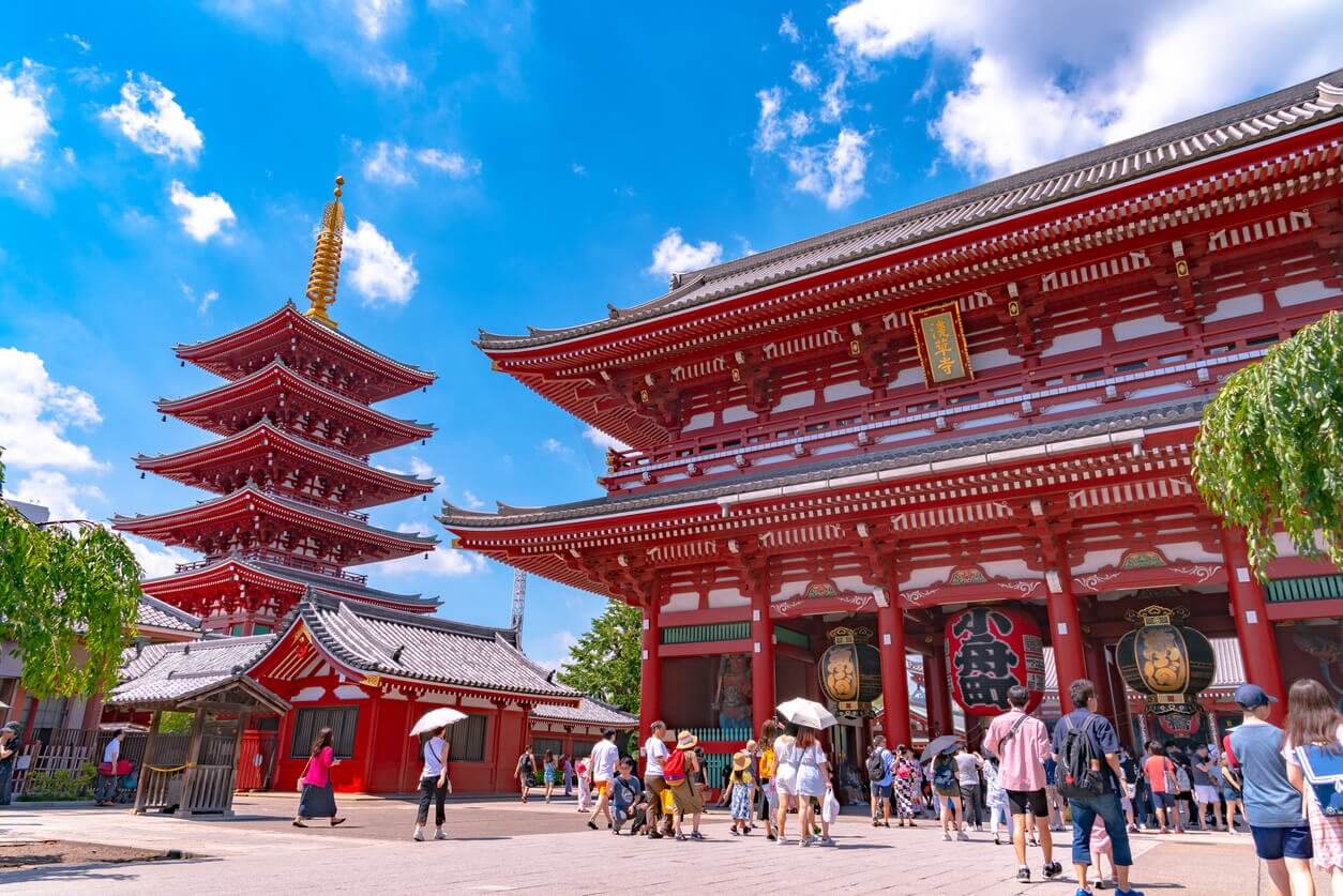 Que faire à Tokyo ? 21 activités et lieux à voir pour découvrir la capitale du Japon ! 9 Temple Sensoji à Asakusa