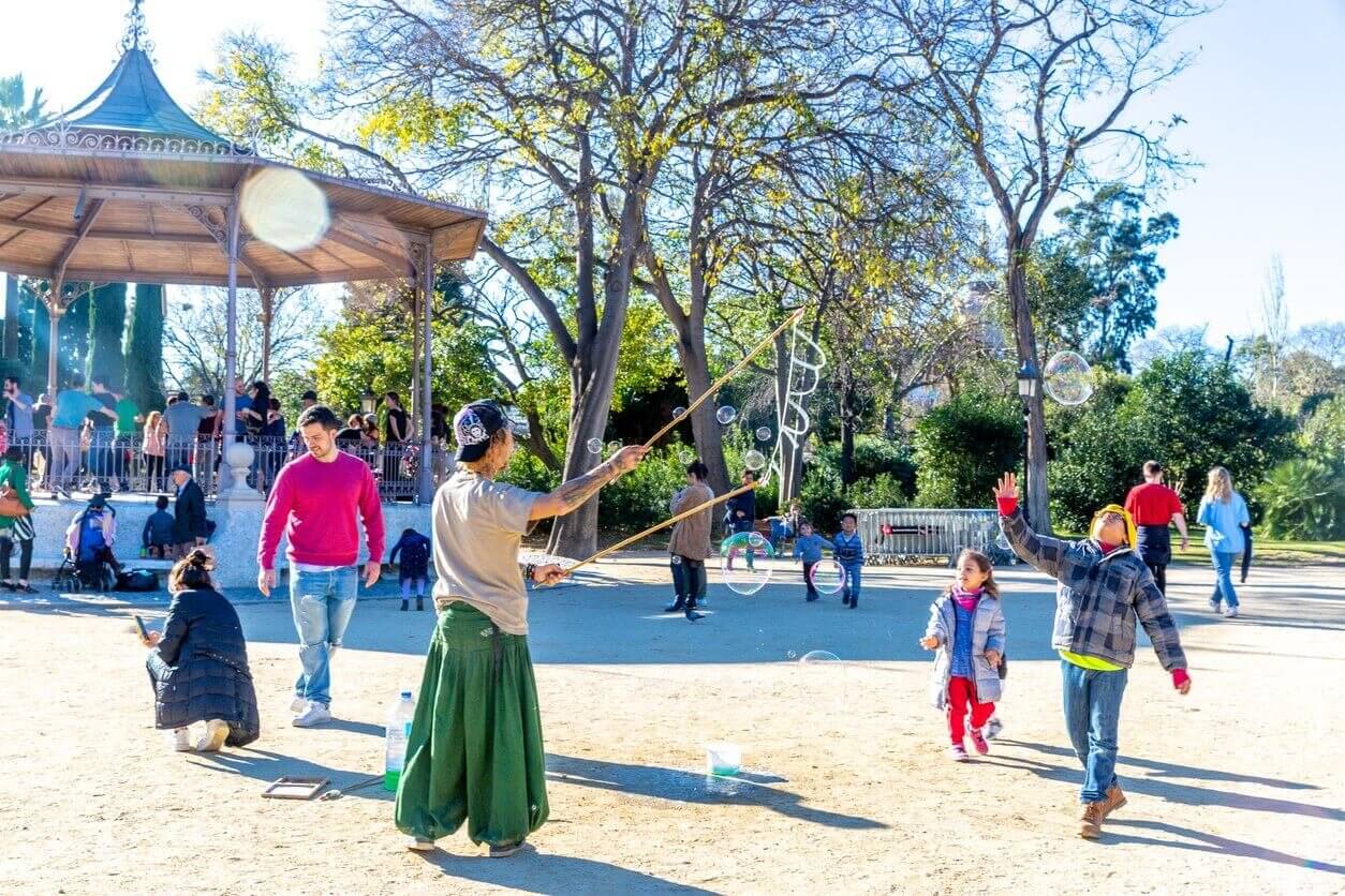 ciutadella park barcelone espagne