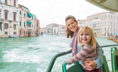 grand canal en vaporetto