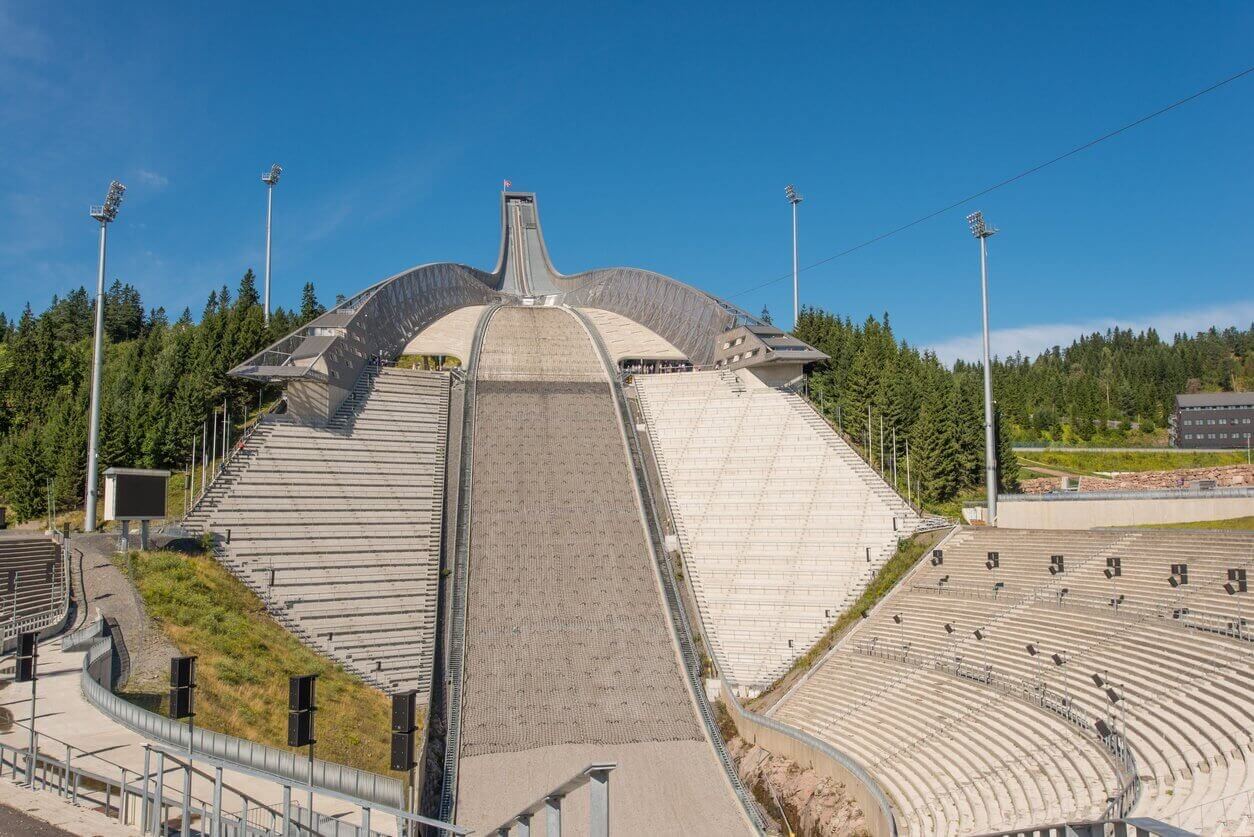 sky jump at holmenkollen
