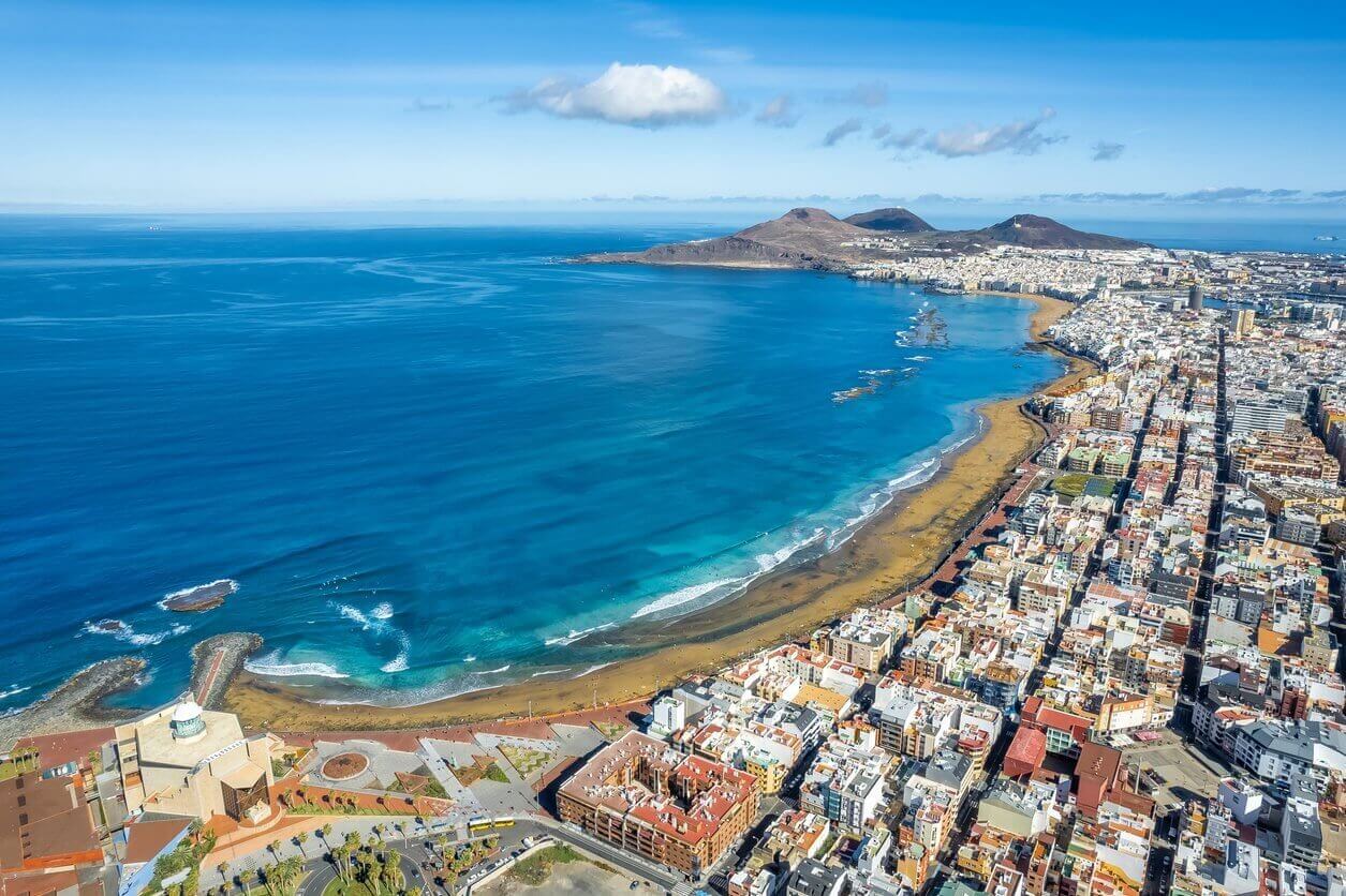 Tenerife ou Gran Canaria (Grande Canarie) : où partir en vacances ? 2 vue panoramique de las palmas grande canarie