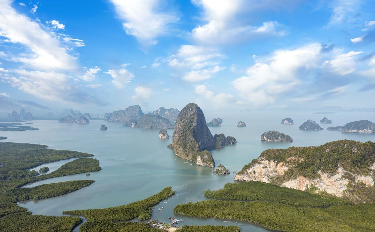 baie de Phang Nga (parc national d’Ao Phang Nga) Thaïlande