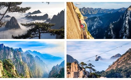 montagne jaune huangshan chine