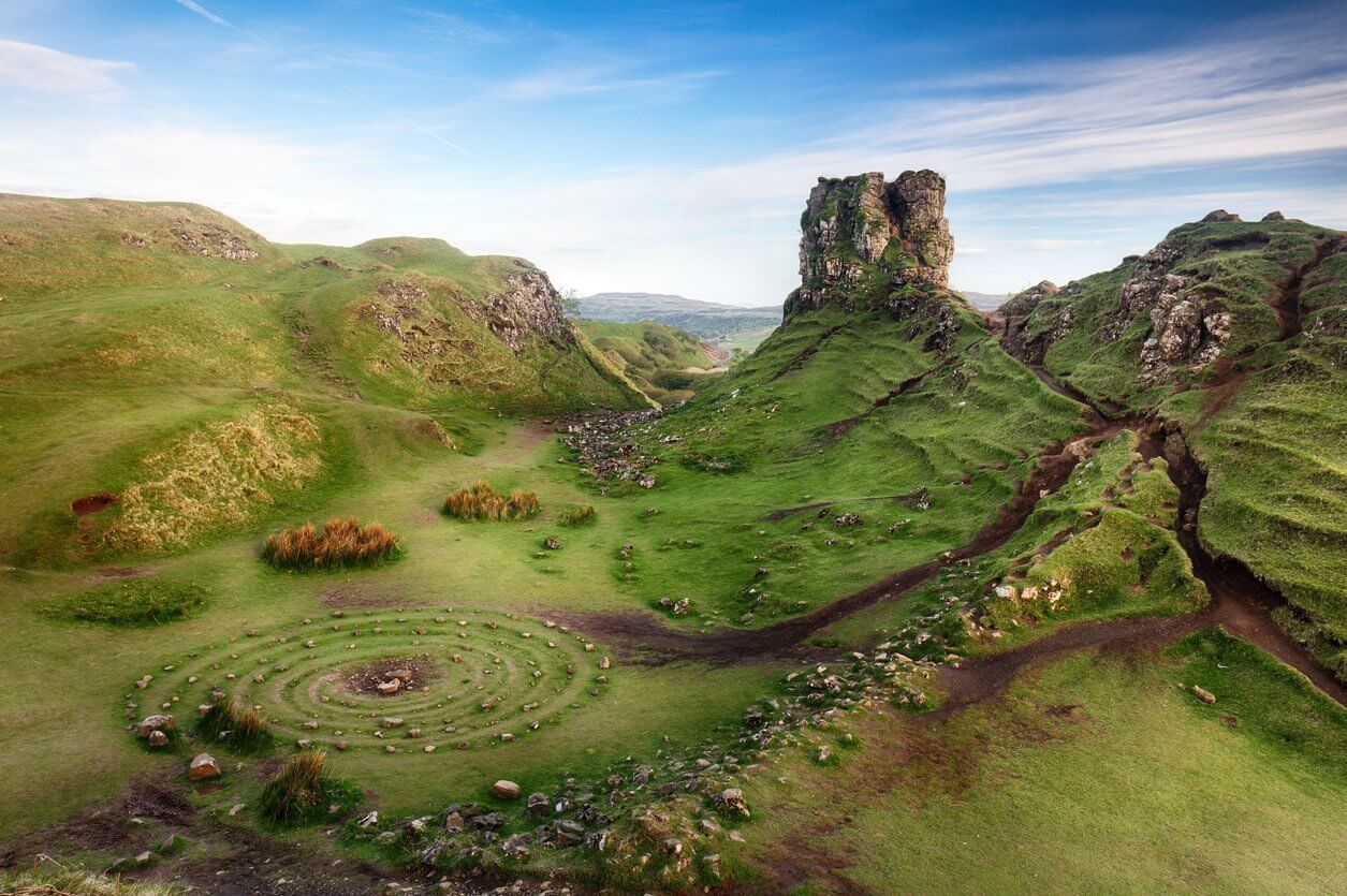 Top 16 des destinations pour une déconnexion totale : où partir en voyage pour se couper du monde en 2025 ? 1 Fairy Glen Skye Island Ecosse