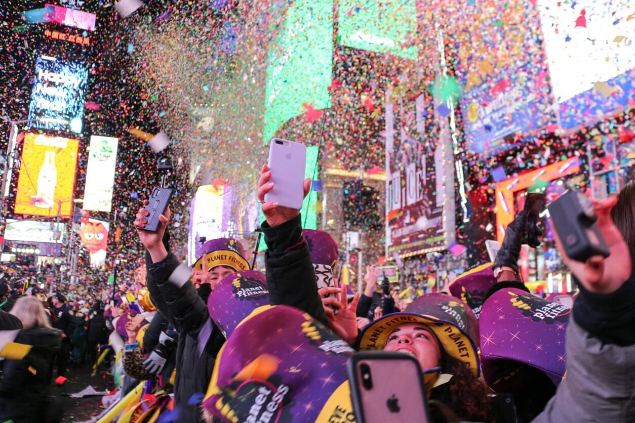 Les meilleures villes où célébrer le nouvel an dans le monde 16 Réveillon du Nouvel An New York Time Square