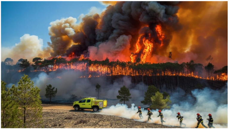 incendies à Etosha