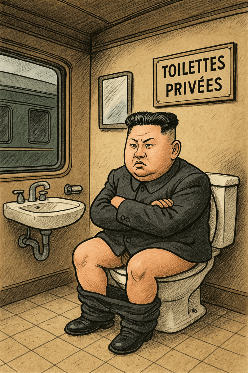 Insolite : Kim Jong-Un emmène ses toilettes en Chine 2 toilettes privés de Kim Jong Un