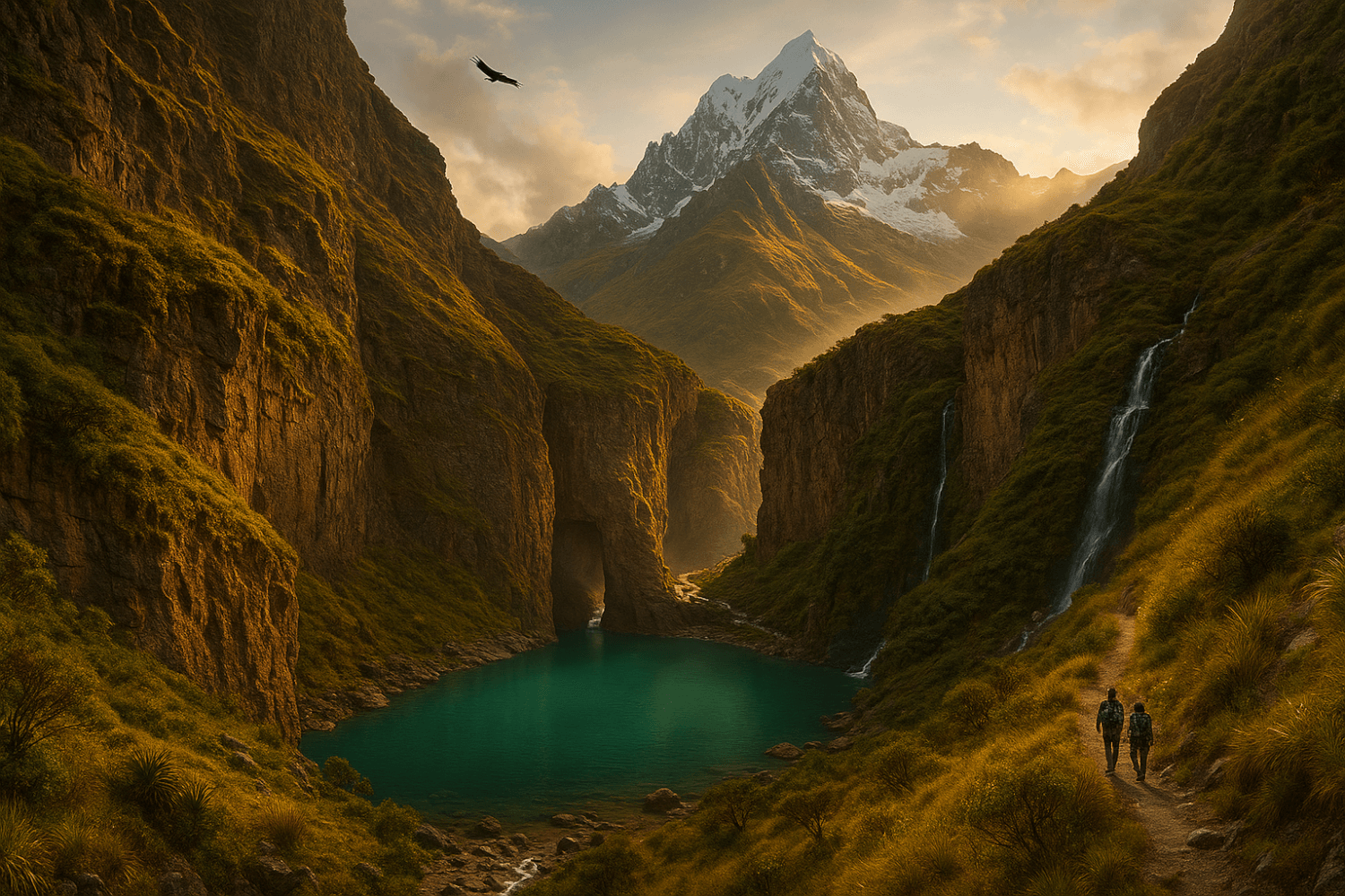 Sacred Canyon of Humantay Perou IA